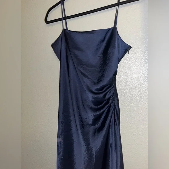 House of Harlow 1960 Navy Slip Dress - Picture 3 of 8